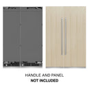 ZLINE 54-Inch Column 16.7 Cu. Ft. Refrigerator and 12.4 Cu. Ft. Freezer in Panel Ready