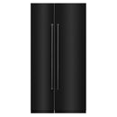 ZLINE 42-Inch Column 12.5 Cu. Ft. Refrigerator and 8.6 Cu. Ft. Freezer in Black Stainless Steel