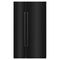 ZLINE 48-Inch Column 16.7 Cu. Ft. Refrigerator and 8.6 Cu. Ft. Freezer in Black Stainless Steel