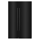 ZLINE 54-Inch Column 16.7 Cu. Ft. Refrigerator and 12.4 Cu. Ft. Freezer in Black Stainless Steel