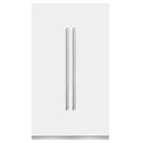 ZLINE 48-Inch Column 12.5 Cu. Ft. Refrigerator and 12.4 Cu. Ft. Freezer in White Matte