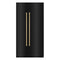ZLINE 42-Inch Column 12.5 Cu. Ft. Refrigerator and 8.6 Cu. Ft. Freezer in Black Stainless Steel with Champagne Bronze Accent