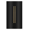 ZLINE 48-Inch Column 12.5 Cu. Ft. Refrigerator and 12.4 Cu. Ft. Freezer in Black Stainless Steel with Gold Accents