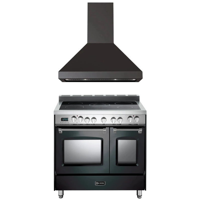 Verona 2-Piece Appliance Package - 36-Inch Electric Range with Double