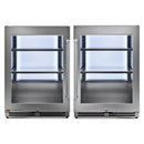 Thor Kitchen 2-Piece Appliance Package - 24-Inch Under Counter Beverage Cooler in Stainless Steel