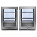 Thor Kitchen 2-Piece Appliance Package - 24-Inch Under Counter Beverage Cooler in Stainless Steel