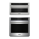 Thor Kitchen 2-Piece Appliance Package - 30-Inch Electric Wall Oven, and Microwave with Air Fryer in Stainless Steel