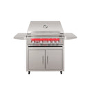 TrueFlame 32-Inch 4 Burners Natural Gas Freestanding Grill in Stainless Steel (AP2-TF32-NG)