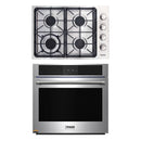 Thor Kitchen 2-Piece Pro Appliance Package - 30-Inch Gas Cooktop & Electric Wall Oven in Stainless Steel