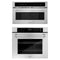 ZLINE 2-Piece Appliance Package - 30-Inch Electric Wall Oven with Self-Clean and 30-inch Build-In Microwave Oven in Stainless Steel