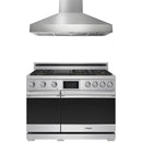 Stainless steel Thor Kitchen appliance package with 36-inch range, range hood