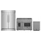 Forno 3-Piece Appliance Package - 48-Inch Gas Range, Pro-Style Refrigerator, and Dishwasher in Stainless Steel