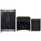 Forno 3-Piece Appliance Package - 36-Inch Dual Fuel Range, 60-Inch Convertible Refrigerator with Modern Grille Trim, and Dishwasher in Black with Antique Brass Handle