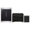 Forno 3-Piece Appliance Package - 48-Inch Gas Range, 60-Inch Convertible Refrigerator with Modern Trim, and Dishwasher in Black with Antique Brass Trim