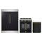 Forno 3-Piece Appliance Package - 30-Inch Galiano French Door Dual Fuel Range, 60-Inch Refrigerator, and Dishwasher in Black with Antique Brass Trim