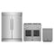 Forno 3-Piece Appliance Package - 36-Inch Galiano French Door Gas Range, 60-Inch Refrigerator, and Dishwasher in Stainless Steel