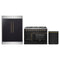 Forno 3-Piece Appliance Package - 48-Inch Galiano French Door Gas Range, 60-Inch Refrigerator, and Dishwasher in Black with Antique Brass Trim