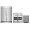 Forno 3-Piece Appliance Package - 36-Inch Galiano French Door Electric Range, 60-Inch Refrigerator, and Dishwasher in Stainless Steel