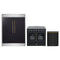 Forno 3-Piece Appliance Package - 36-Inch Galiano French Door Electric Range, 60-Inch Refrigerator, and Dishwasher in Black with Antique Brass Trim