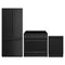 Thor Kitchen 3-Piece Appliance Package - 36-Inch Electric Range, 30-Inch Refrigerator, & 24-Inch Dishwasher in Black
