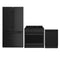 Thor Kitchen 3-Piece Appliance Package - 36-Inch Propane Gas Range, 36-Inch Refrigerator, & 24-Inch Dishwasher in Black