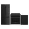 Thor Kitchen 3-Piece Appliance Package - 36-Inch Propane Gas Range, 30-Inch Refrigerator, & 24-Inch Dishwasher in Black
