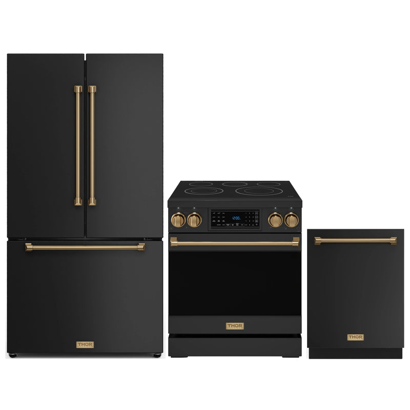 Gordon Ramsay by Thor Kitchen 3-Piece Appliance Package - 30-Inch Elec
