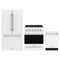 Gordon Ramsay by Thor Kitchen 3-Piece Appliance Package - 30-Inch Electric Range, French Door Refrigerator, & Dishwasher in White