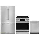 Gordon Ramsay by Thor Kitchen 3-Piece Appliance Package - 30-Inch Electric Range with Tilt Panel Touch Control, 36-Inch Refrigerator, and Dishwasher in Stainless Steel