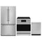 Gordon Ramsay by Thor Kitchen 3-Piece Appliance Package - 30-Inch Electric Range with Tilt Panel Touch Control, 36-Inch Refrigerator, and Dishwasher in Stainless Steel
