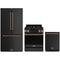Gordon Ramsay by Thor Kitchen 3-Piece Appliance Package - 30-Inch Propane Gas Range, Tilt Panel, 36-Inch Refrigerator, and Dishwasher in Black with Rose Gold Trim