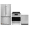 Thor Kitchen Gordon Ramsay 3-Piece Appliance Package - 30-Inch Gas Range with Tilt Panel, 36-Inch Refrigerator, and Dishwasher in Stainless Steel