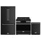 Gordon Ramsay by Thor Kitchen 3-Piece Appliance Package - 36-Inch Gas Range with Tilt Panel, 36-Inch Refrigerator, and Dishwasher in Black with Stainless Steel Trim