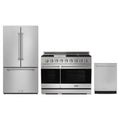 Gordon Ramsay by Thor Kitchen 3-Piece Appliance Package - 48-Inch Propane Gas Range, Double Oven, 36-Inch Refrigerator, and Dishwasher in Stainless Steel