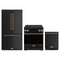 Gordon Ramsay by Thor Kitchen 3-Piece Appliance Package - 30-Inch Induction Range, Counter-Depth Refrigerator, & Dishwasher in Matte Black with Bronze Trim