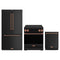 Gordon Ramsay by Thor Kitchen 3-Piece Appliance Package - 30-Inch Induction Range, Counter-Depth Refrigerator, & Dishwasher in Matte Black with Rose Gold Trim
