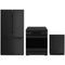 Gordon Ramsay by Thor Kitchen 3-Piece Appliance Package - 30-Inch Induction Range, Counter-Depth Refrigerator, & Dishwasher in Black