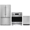 Gordon Ramsay by Thor Kitchen 3-Piece Appliance Package - 30-Inch Induction Range, Counter-Depth Refrigerator, & Dishwasher in Stainless Steel