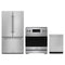 Gordon Ramsay by Thor Kitchen 3-Piece Appliance Package - 30-Inch Induction Range, Counter-Depth Refrigerator, & Dishwasher in Stainless Steel