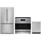 Gordon Ramsay by Thor Kitchen 3-Piece Appliance Package - 36-Inch Induction Range, Counter-Depth Refrigerator, & Dishwasher in Stainless Steel