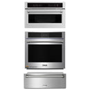 Thor Kitchen 3-Piece Appliance Package - 30-Inch Electric Wall Oven, Microwave with Air Fryer, and Warming Drawer in Stainless Steel