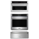 Thor Kitchen 3-Piece Appliance Package - 30-Inch Electric Wall Oven, Microwave with Air Fryer, and Warming Drawer in Stainless Steel