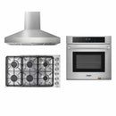 Thor Kitchen 2-Piece Pro Appliance Package - 36-Inch Propane Gas Range  & Pro-Style Wall Mount Hood in Stainless Steel