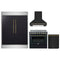 Forno 4-Piece Appliance Package - 36-Inch Electric Range, Wall Mount Range Hood, 60-Inch Refrigerator, and Dishwasher in Black with Antique Brass Handle