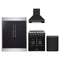 Forno 4-Piece Appliance Package - 30-Inch Galiano French Door Electric Range, Wall Mount Range Hood, 60-Inch Refrigerator, and Dishwasher in Black with Antique Brass Trim