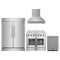 Forno 4-Piece Appliance Package - 36-Inch Galiano French Door Electric Range, Wall Mount Range Hood, 60-Inch Refrigerator, and Dishwasher in Stainless Steel