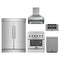 Forno 5-Piece Appliance Package - 30-Inch Electric Range, Wall Mount Range Hood, 60-Inch Refrigerator, Dishwasher, and 30-Inch Microwave Drawer in Stainless Steel