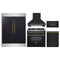 Forno 5-Piece Appliance Package - 36-Inch Dual Fuel Range, Wall Mount Range Hood, 60-Inch Refrigerator, Dishwasher, and 30-Inch Microwave Drawer in Black with Antique Brass Handle