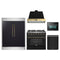 Forno 5-Piece Appliance Package - 36-Inch Gas Range, Wall Mount Range Hood, 60-Inch Convertible Refrigerator with Modern Trim, Dishwasher, and 24-Inch Microwave Oven in Black with Antique Brass Trim