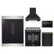 Forno 5-Piece Appliance Package - 30-Inch Galiano French Door Dual Fuel Range, Wall Mount Range Hood, 60-Inch Refrigerator, Dishwasher, and 24-Inch Microwave Drawer in Black with Antique Brass Trim